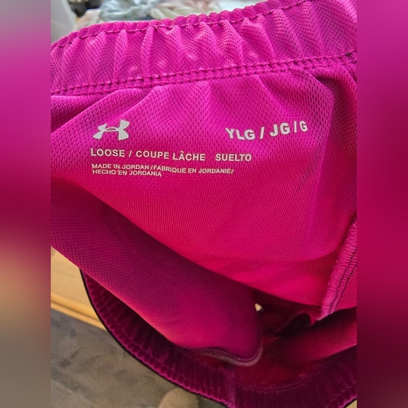 Under Armour Pink and Black Marbles Shorts - Picture 7 of 7